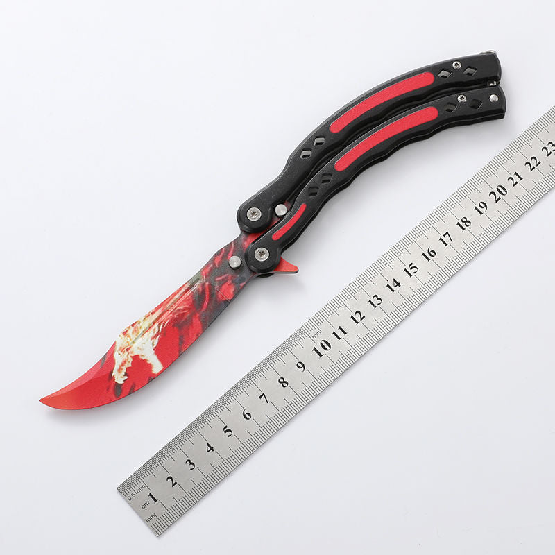 Game Butterfly Hand Portable Folding Knife