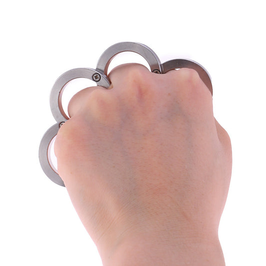 silver brass knuckles