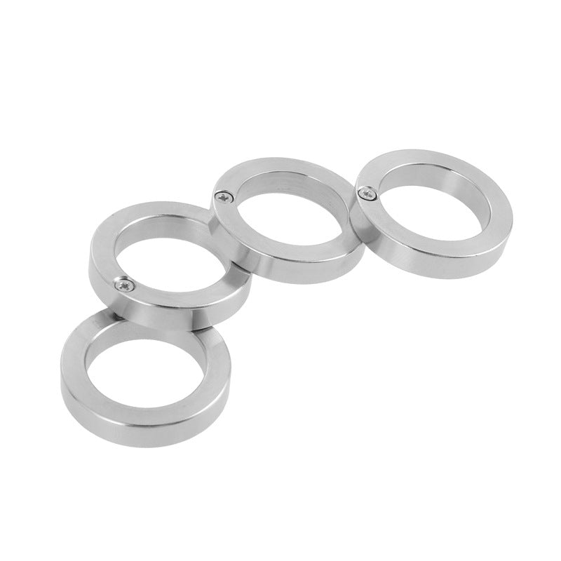 silver brass knuckles