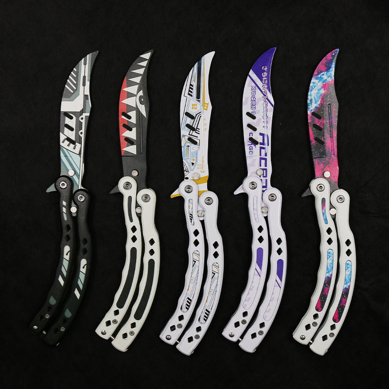 Game Butterfly Hand Portable Folding Knife