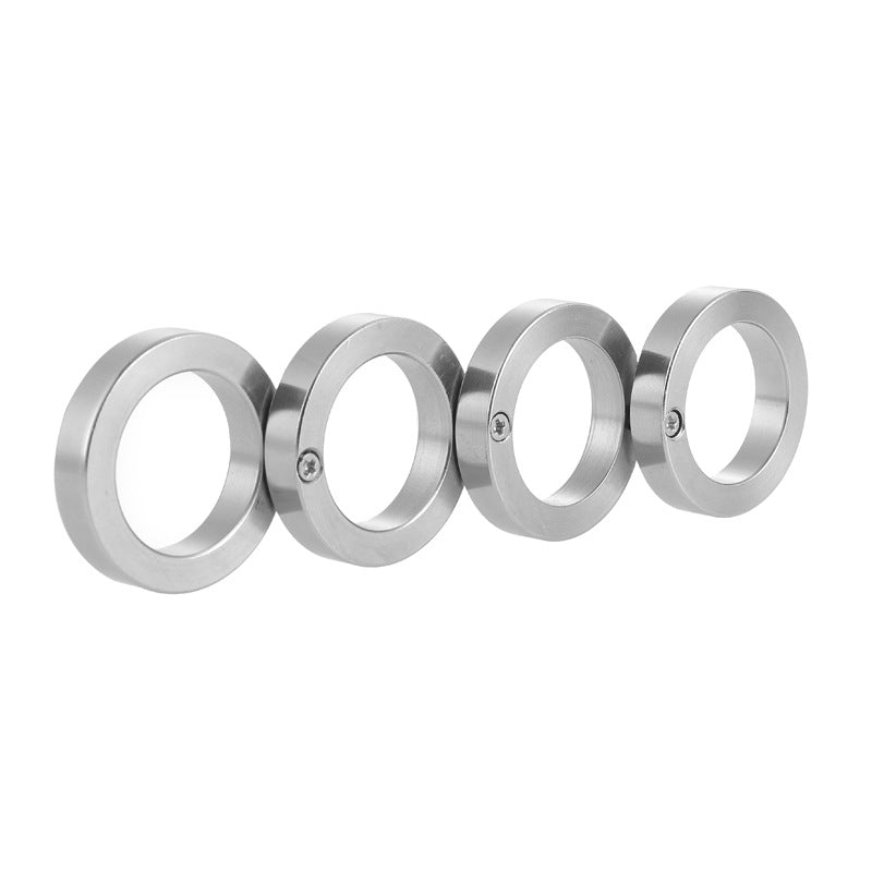 silver brass knuckles
